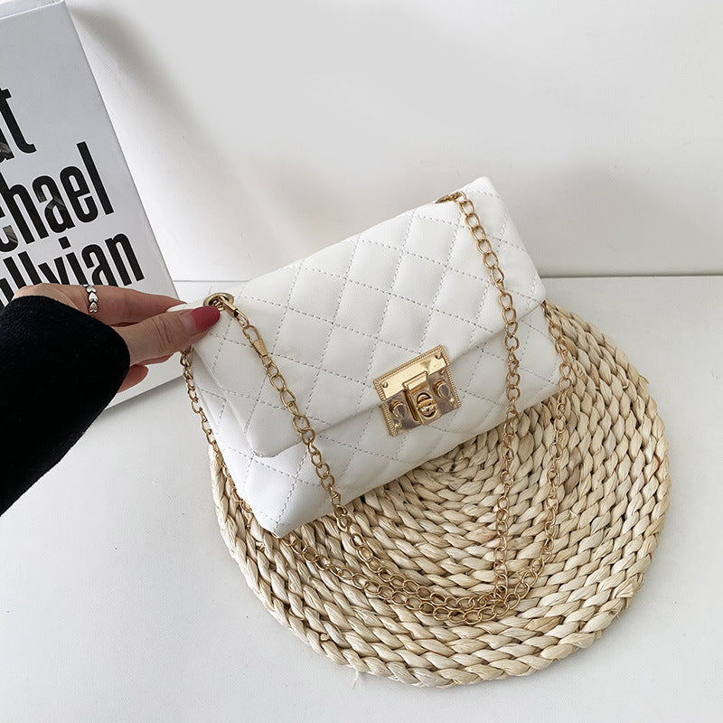 Women's Fashion Rhombus Embroidered Elegant Graceful Women's Shoulder Bag
