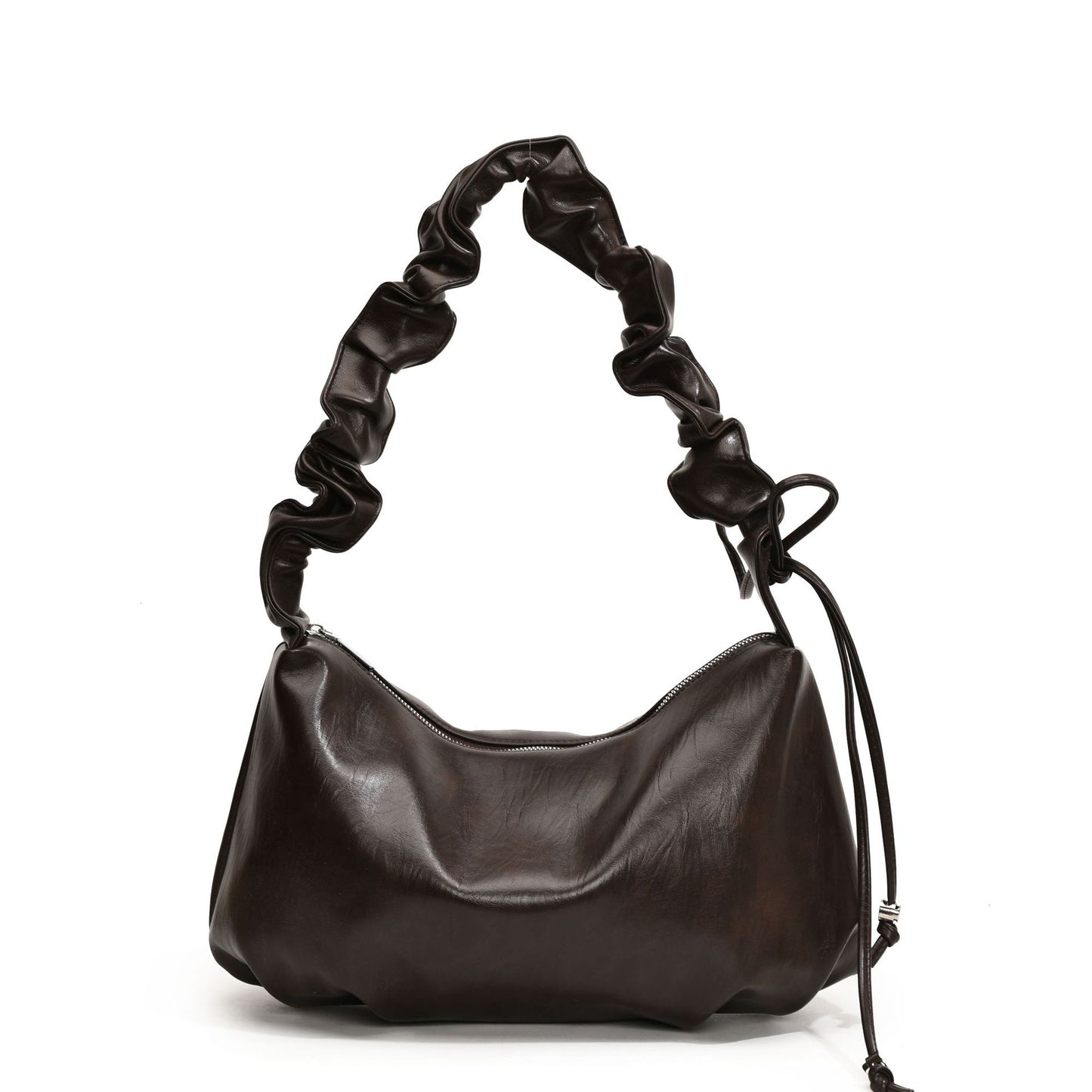 Women's Elegant Beautiful Glamorous Korean Pleated Shoulder Bags