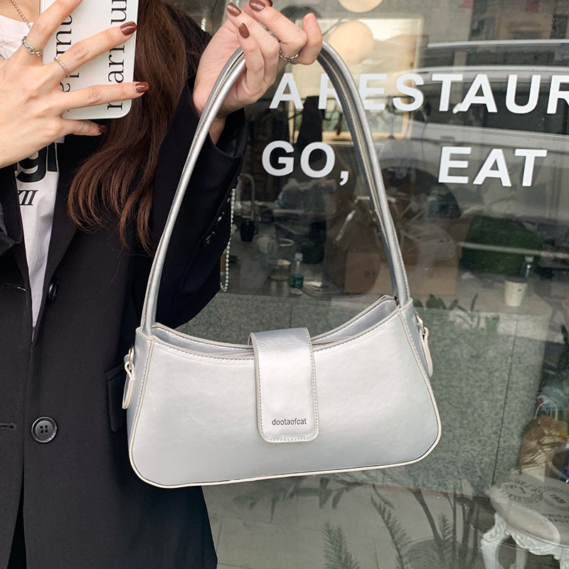 High-grade Niche Underarm Fashion Commuter Baguette Handbags