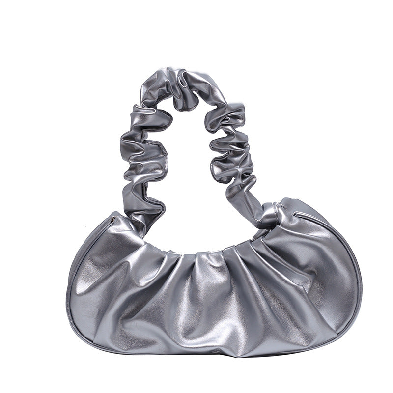 Women's Unique Underarm Candy Color Cloud Shoulder Bags