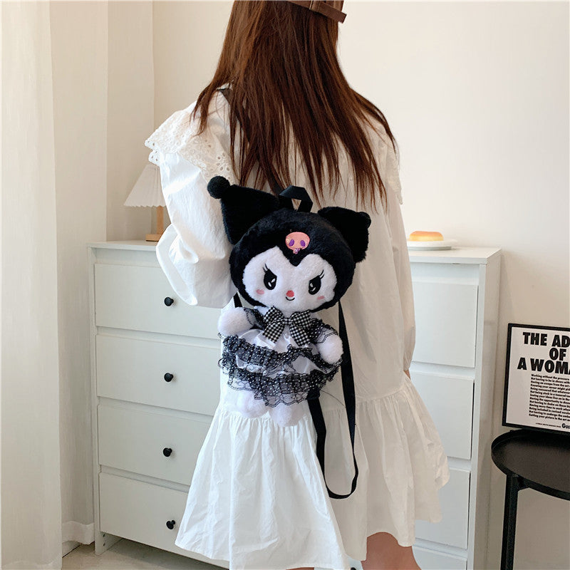 Casual Plush Cartoon Cute Clow Gift Backpacks