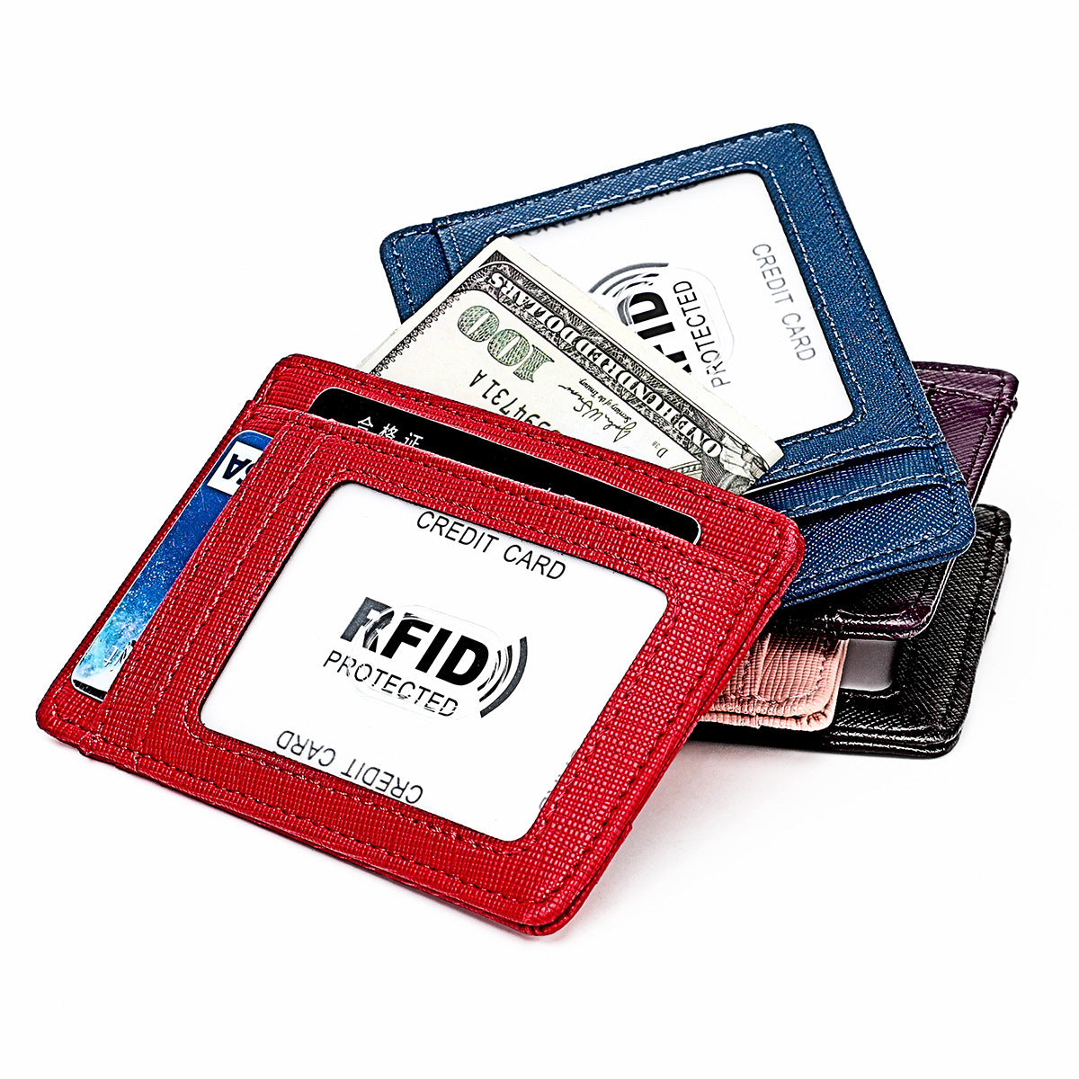 Carbon Fiber Dollar Shielding Degaussing Clamp Card Holder