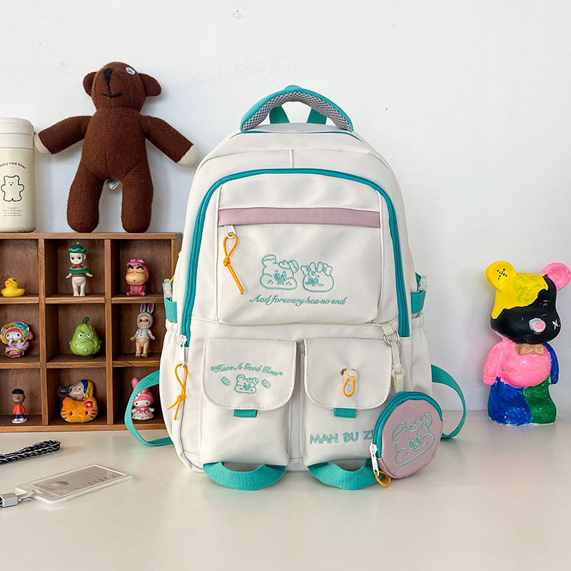 Junior's Large Capacity Korean Preppy Style Backpacks