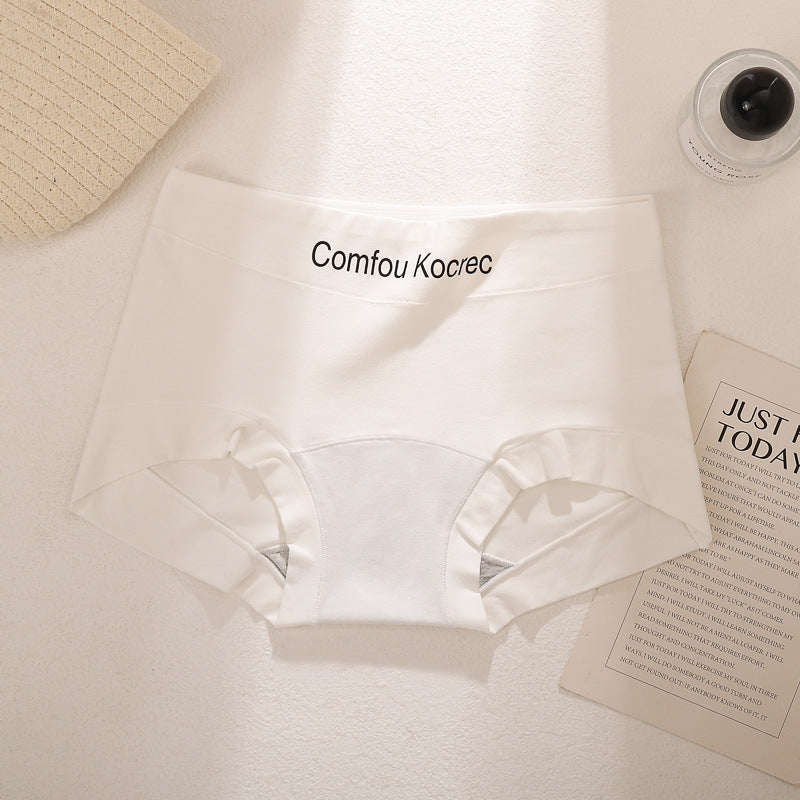 Women's Fashionable Soft Breathable Small Boxer High Panties