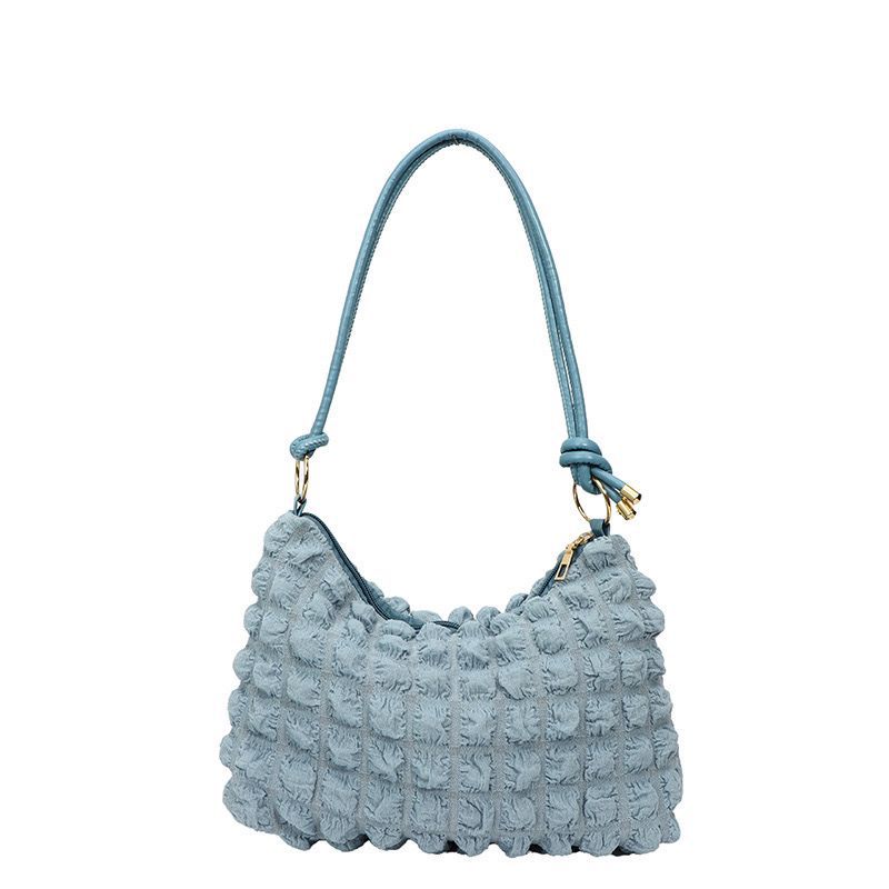 Women's Simple Gentle Elegant Pleated Underarm Arm Bags