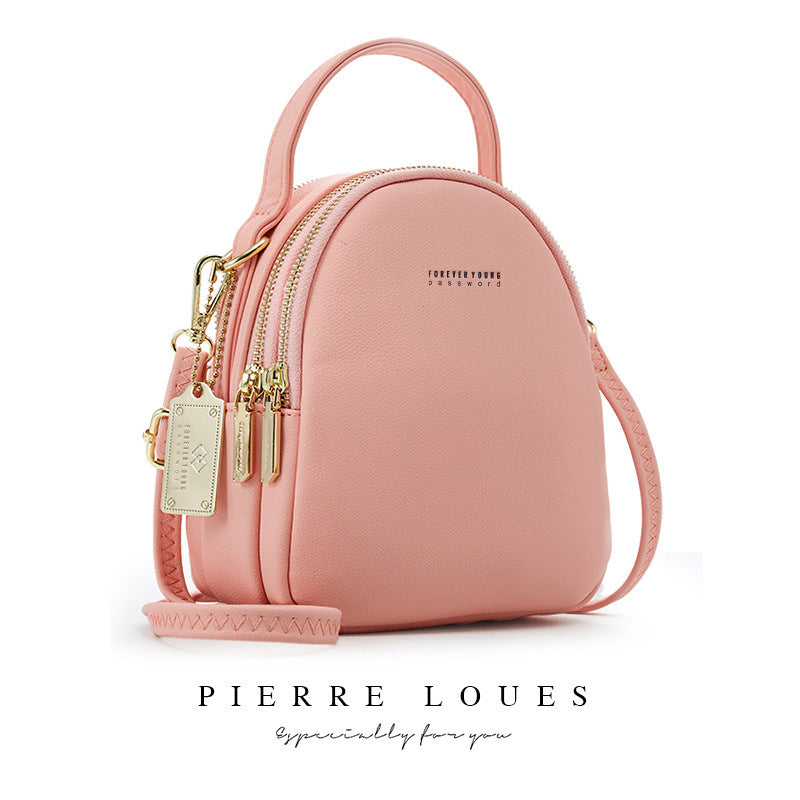 Women's Pierre Korean Style Solid Color Simple Backpacks