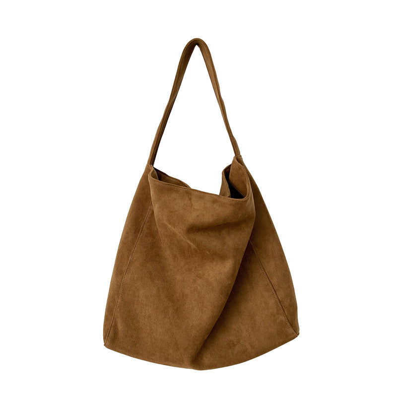 Women's Style Loose Soft Glutinous Retro Versatile Practical Shoulder Bags