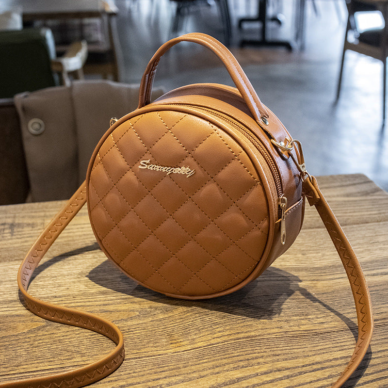 Women's Fashion Summer Sweet Round Rhombus Shoulder Bags