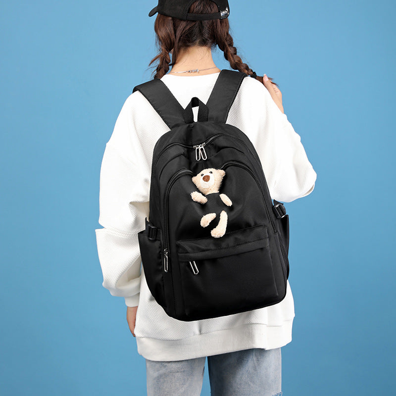 Women's Preppy Simple Large Capacity Versatile Early Backpacks