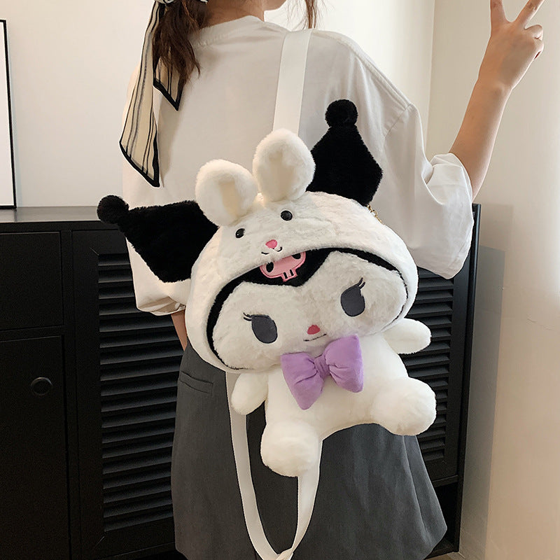 Casual Plush Cartoon Cute Clow Gift Backpacks
