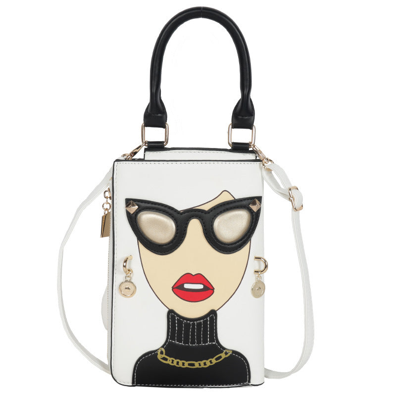 Women's Fashion Creative Spoof Fun Beauty Expression Crossbody Bags