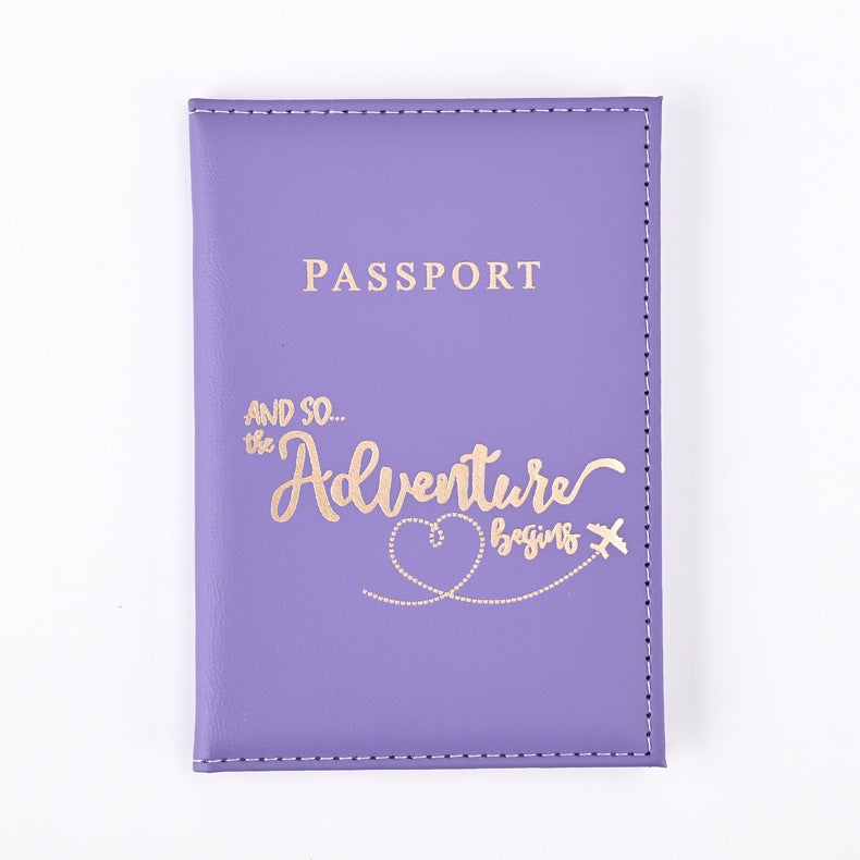 Attractive Pattern Passport Cover Ticket Clip Card Holder