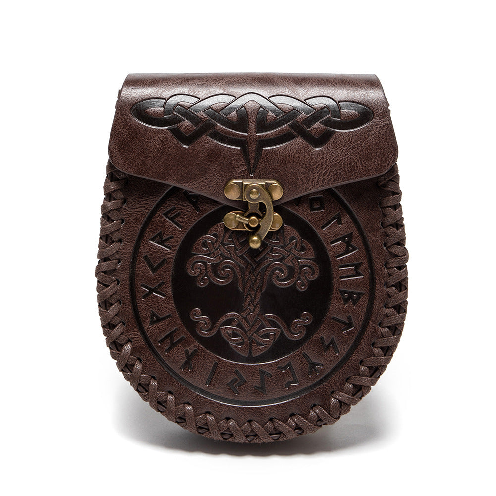 Viking Style Medieval Knight Retro Embossing Coin Purses