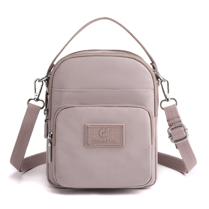 Women's Fashion Trendy Leisure Mobile Waterproof Nylon Crossbody Bags