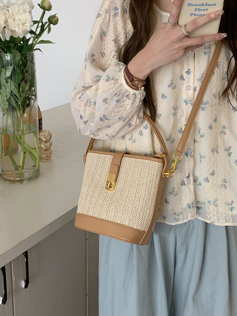 Women's Weaving Straw Woven Vacation Style Fashion Handbags