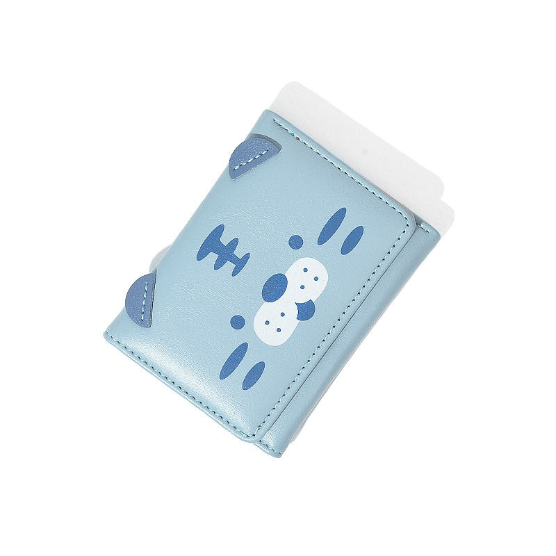 Classic Glamorous Tiger Cartoon Cute Folding Ladies Wallets