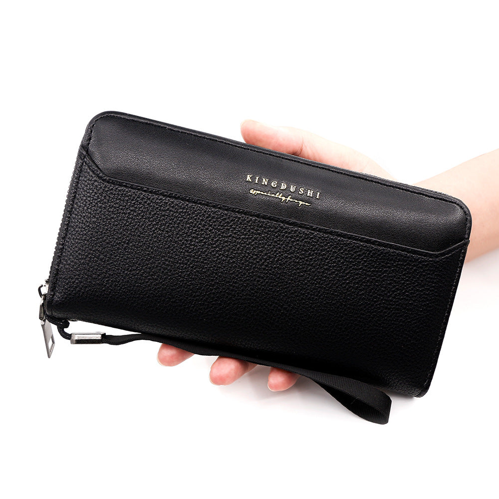 Men's Korean Style Fashion Long Single Pull Chain Men's Wallet