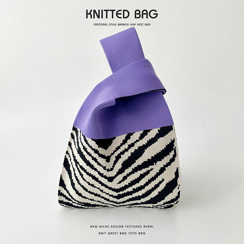 Knitted Large Capacity Totes Vest Commuting Shoulder Bags