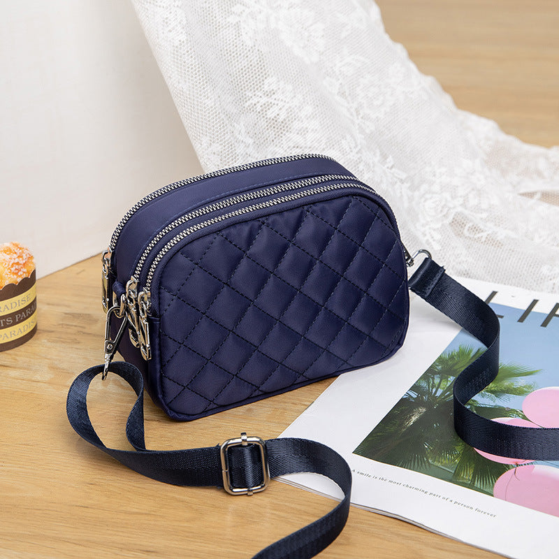 Women's For Rhombus Trendy Fashion Waterproof Nylon Bags