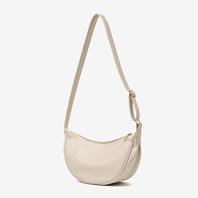 High-grade Soft Leather Dumpling Schoolgirl Minority Crossbody Bags