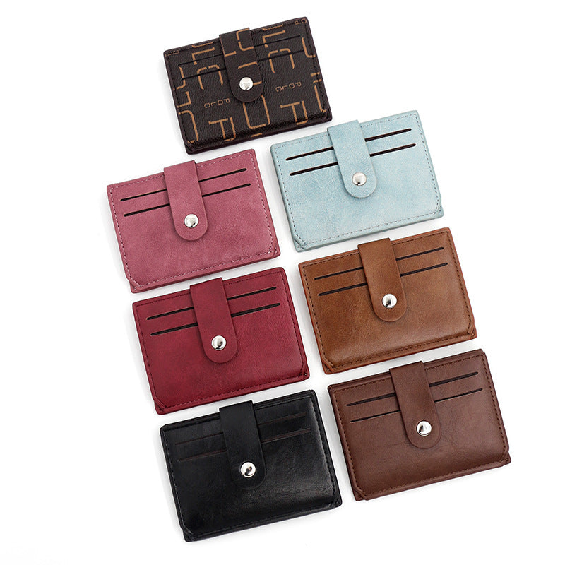 Attractive Versatile Slouchy Multiple Slots Fashion Card Holder