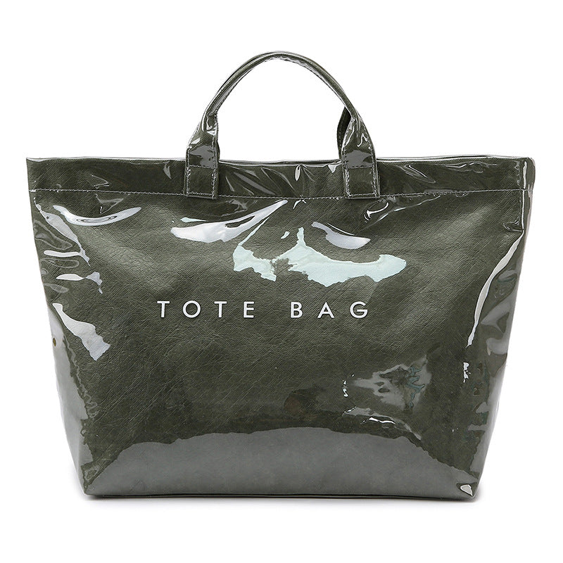 Large Capacity Gel Fashion Transparent Commuter Shoulder Bags
