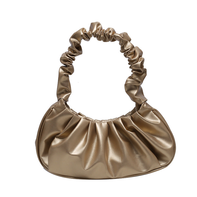Women's Unique Underarm Candy Color Cloud Shoulder Bags