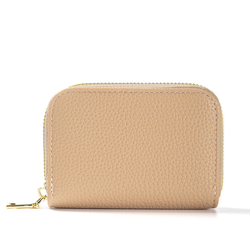 Attractive Swiping Expanding Multiple Slots Zipper Purses
