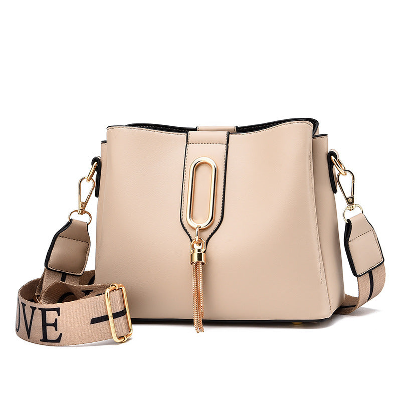 Cool Women's Fashion Wide Strap Large Crossbody Bags