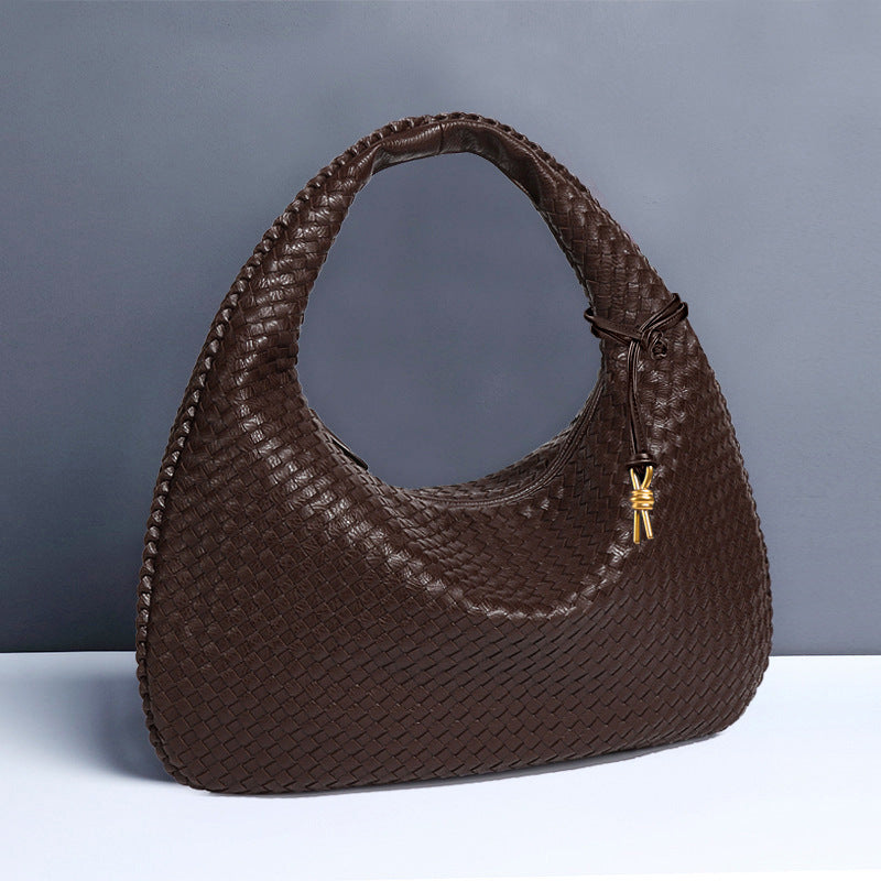 Women's Woven Trendy Large Capacity Korean Style Handbags