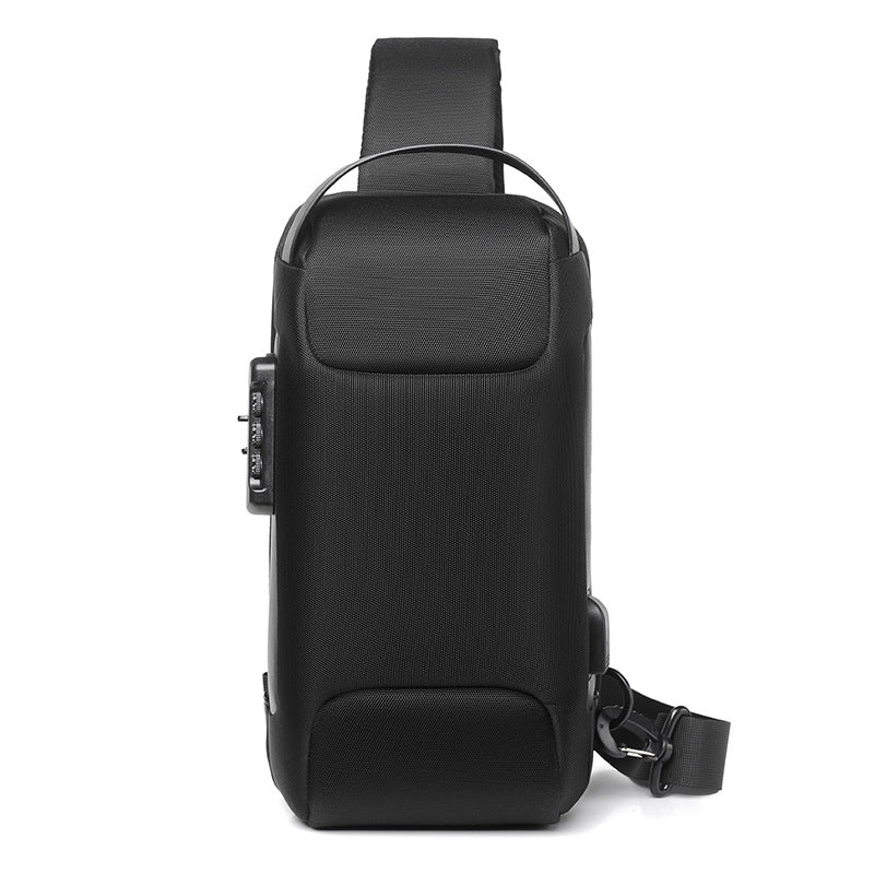 Men's Motorcycle Oxford Cloth Carbon Fiber Men's Chest Bags