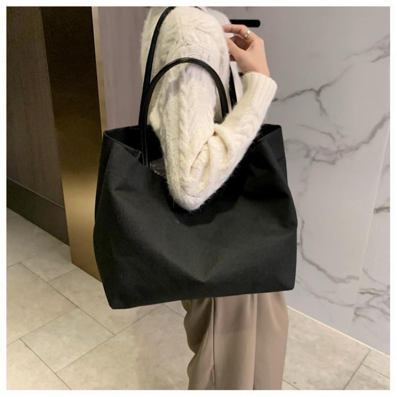 Women's Korean Style Large Capacity Idle Hand Shopping About Artistic Shoulder Bags