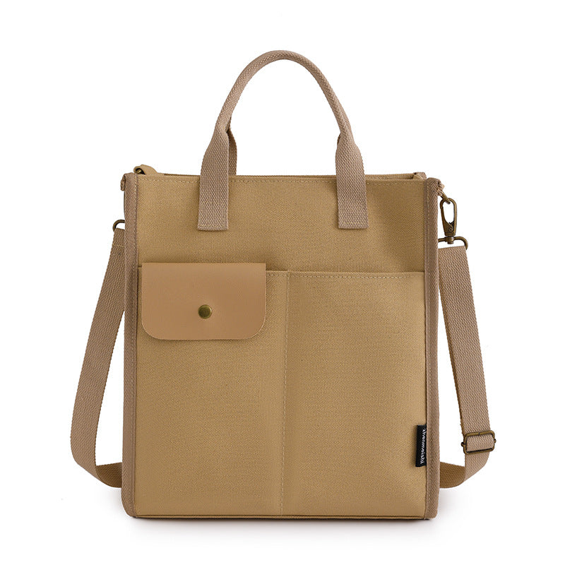 Women's Classy Pretty Canvas College Tuition Bags