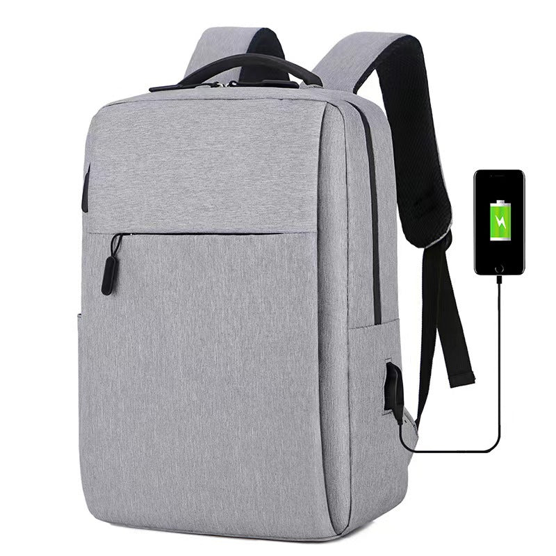 Women's & Men's & Computer Business Simplicity Portable Charging Backpacks