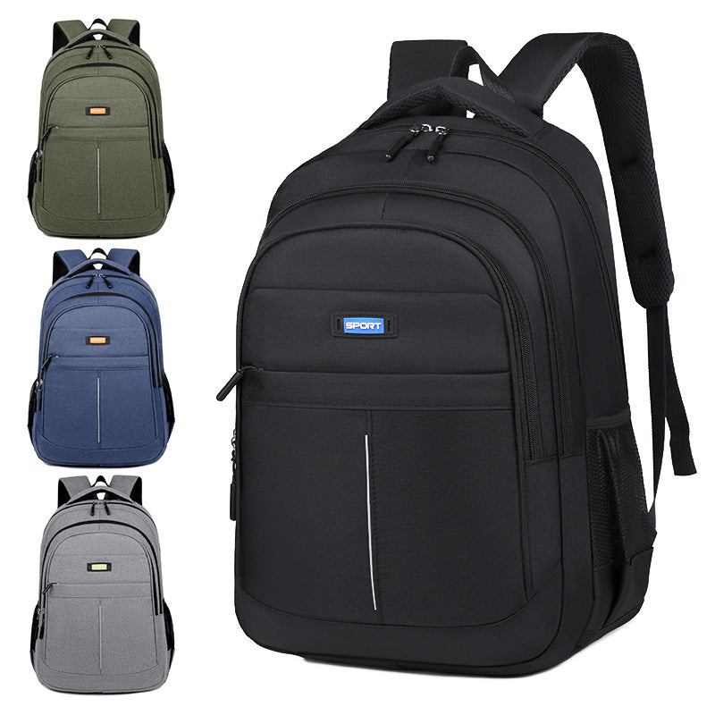 Men's Junior High College Waterproof Large Capacity Backpacks