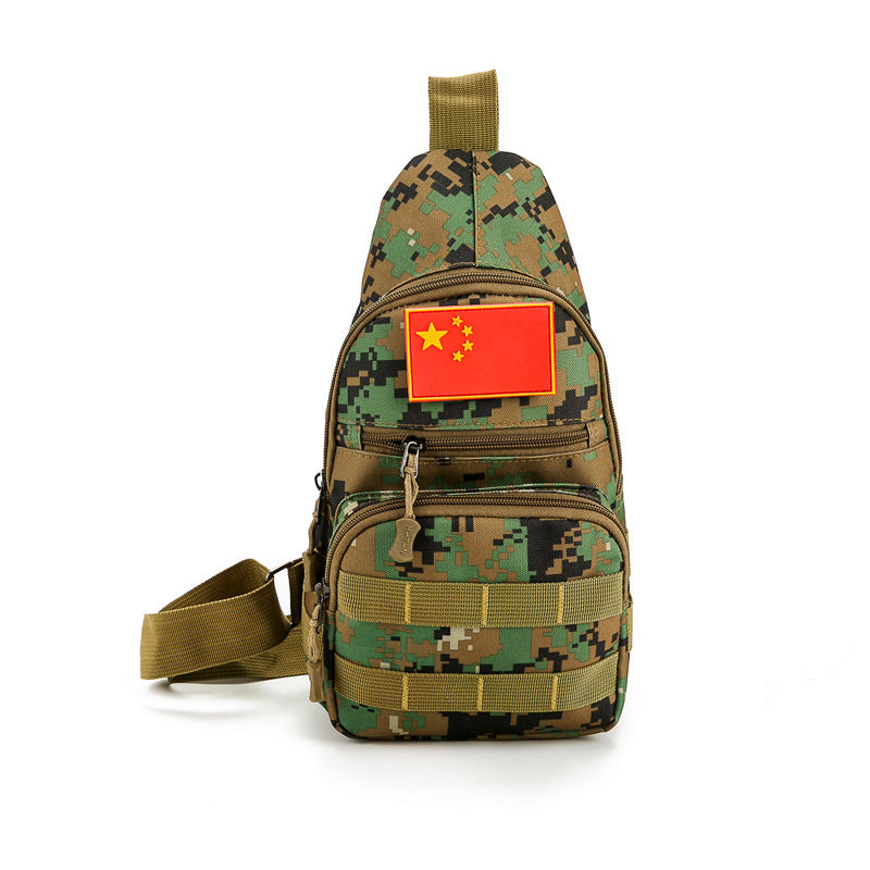 Men's Army Fan Waterproof Camouflage Slingshot Men's Chest Bags