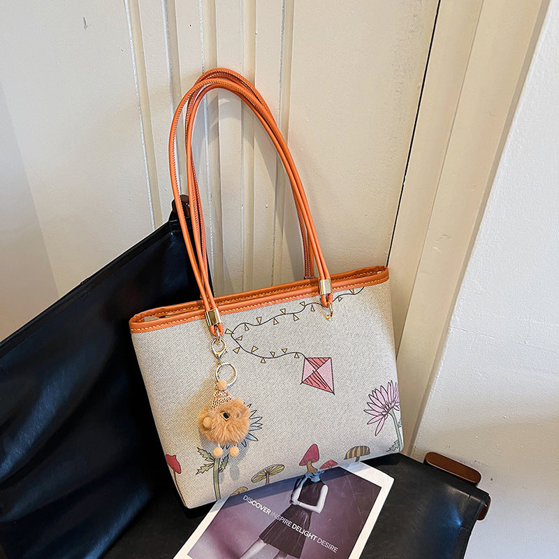 Women's Printed Fashionable Stylish Big Pocket Trendy Shoulder Bags