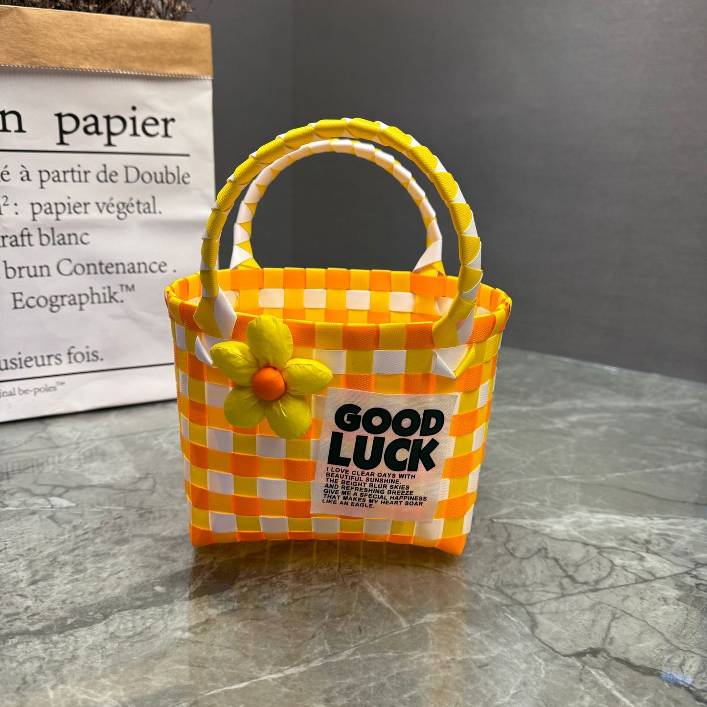 Women's & Children's & Plastic Woven Gift Basket Handbags