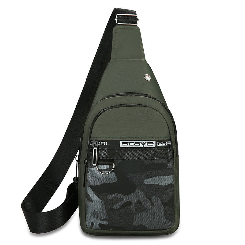Men's Beautiful Riding Mobile Fashion Camouflage Men's Chest Bags