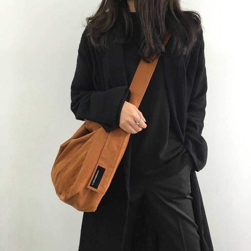 Women's Autumn Retro Large Capacity Idle Style Crossbody Bags