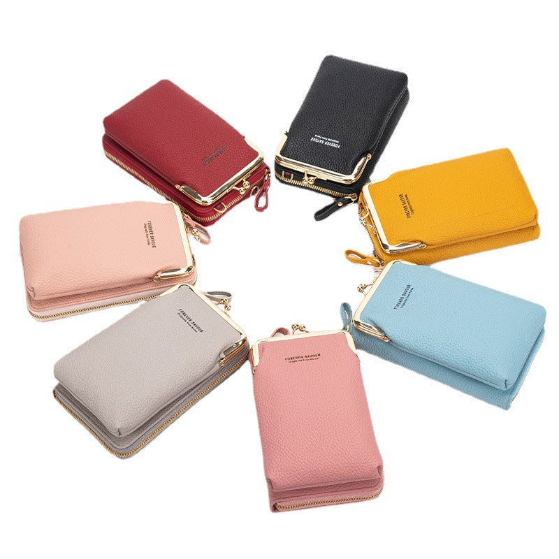 Women's Trendy Mini Touch Screen Cell Winter Ladies Wallets