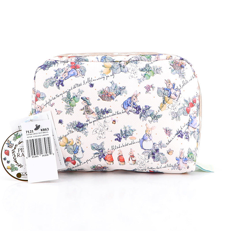 Name Cartoon Horizontal Printing Female Makeup Crossbody Bags