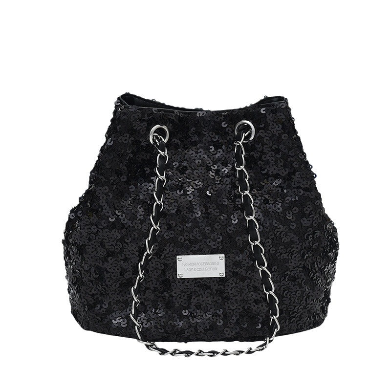Women's Popular Shiny Leisure Chain Cross Body Crossbody Bags
