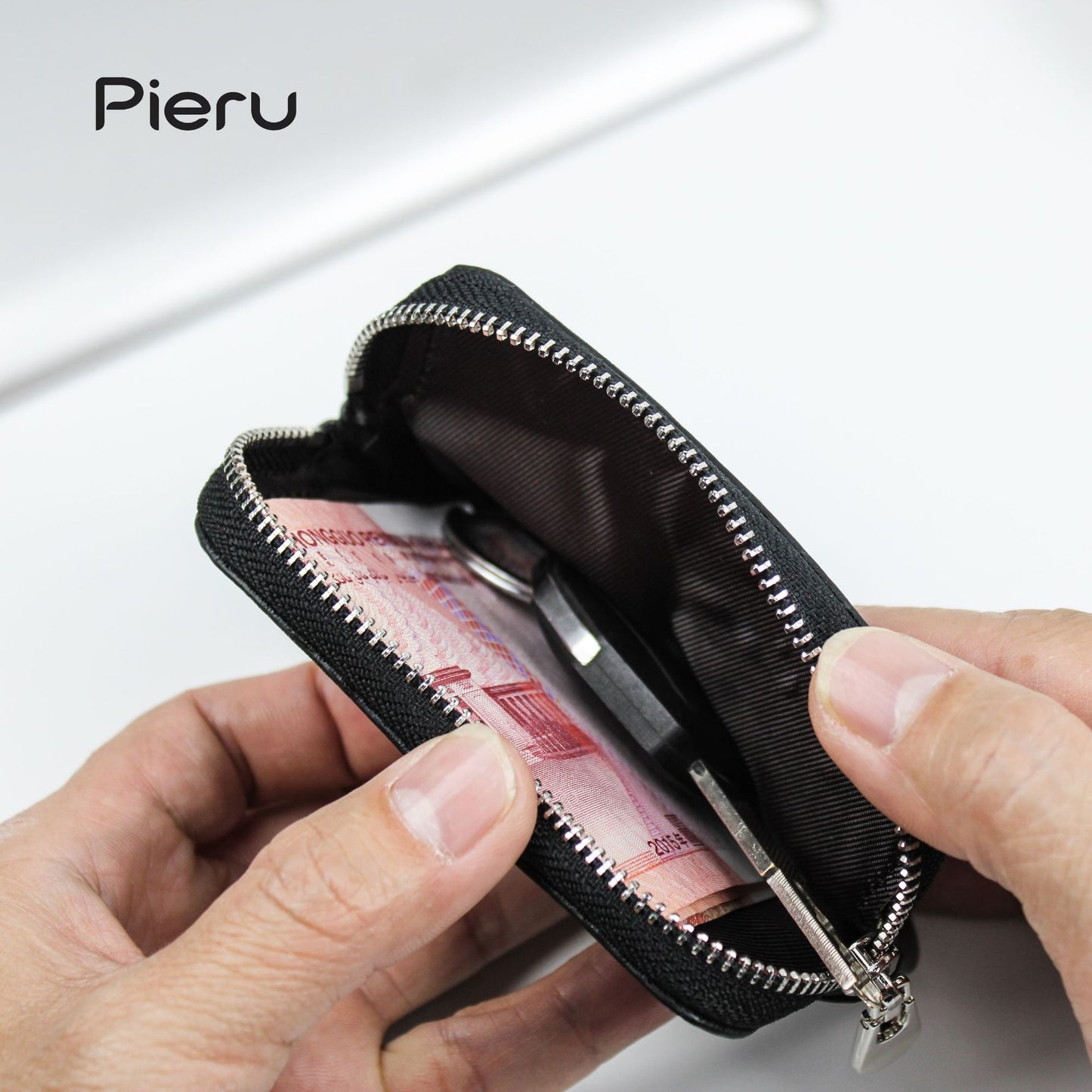 Attractive Mini Simple Solid Color Zipper Coin Purses