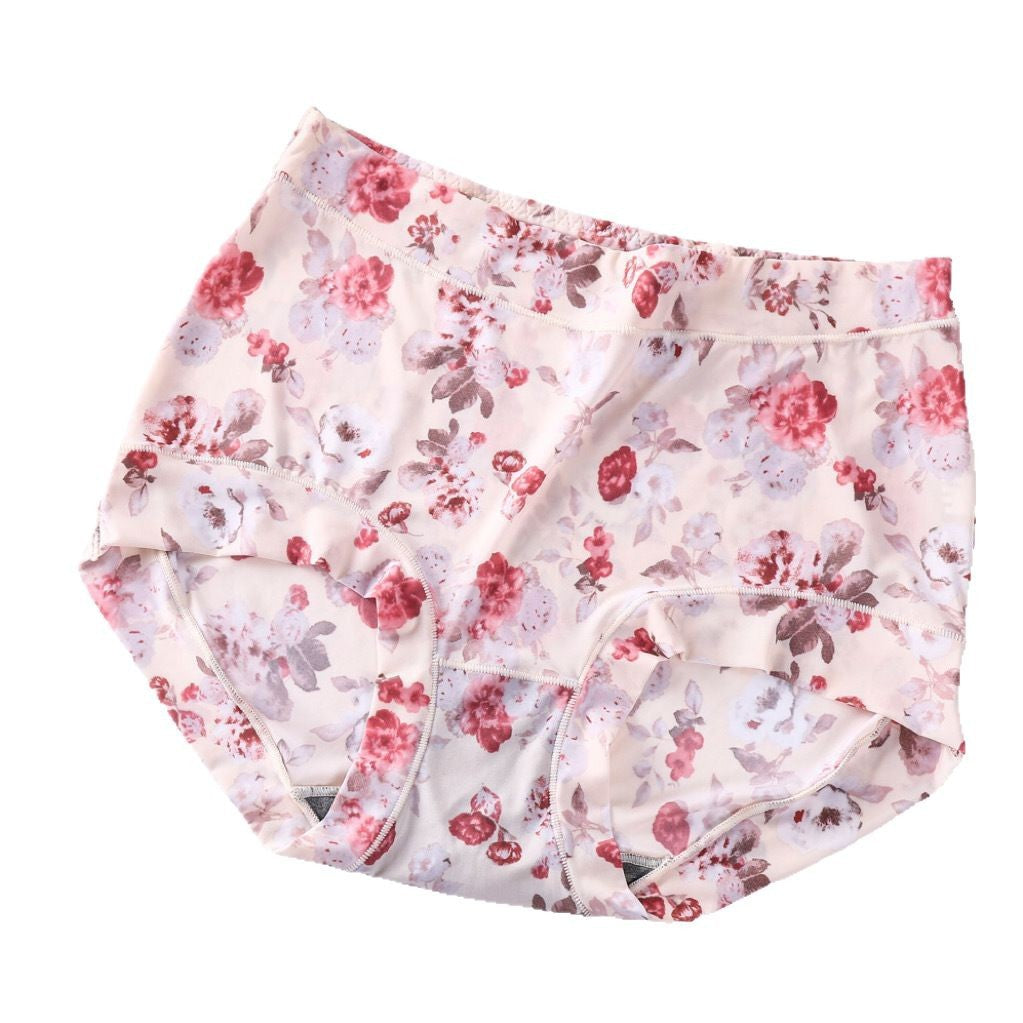 Women's Waist Underwear Ice Silk Breathable Antibacterial Panties