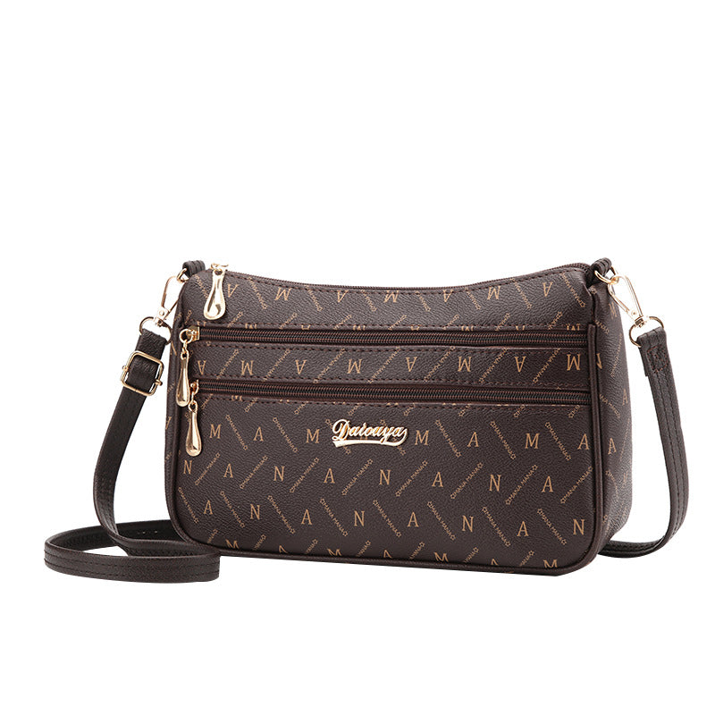 Creative Zipper Large Capacity Versatile Fashion Crossbody Bags