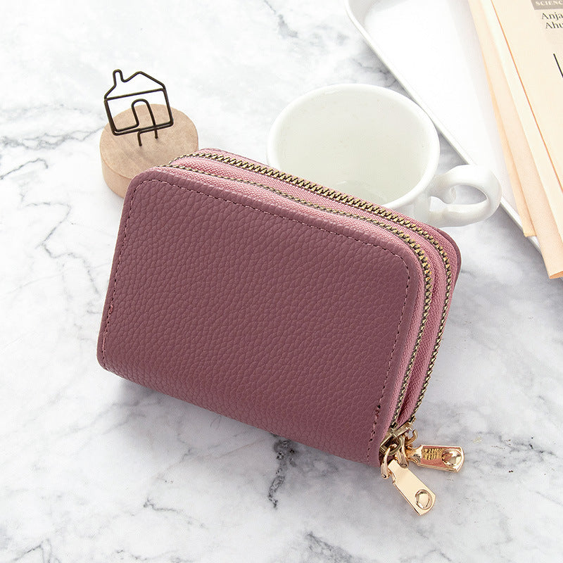 Women's Style Short Simple Solid Color Multiple Ladies Wallets