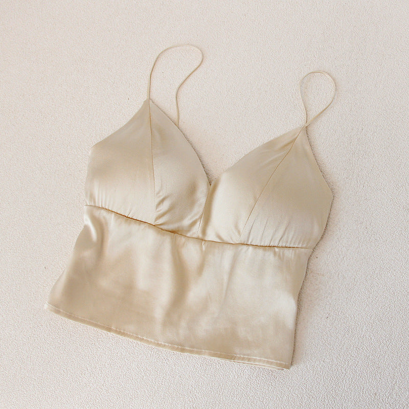 Women's Beauty Back Vest Pad Strap Underwear Tanks Camis