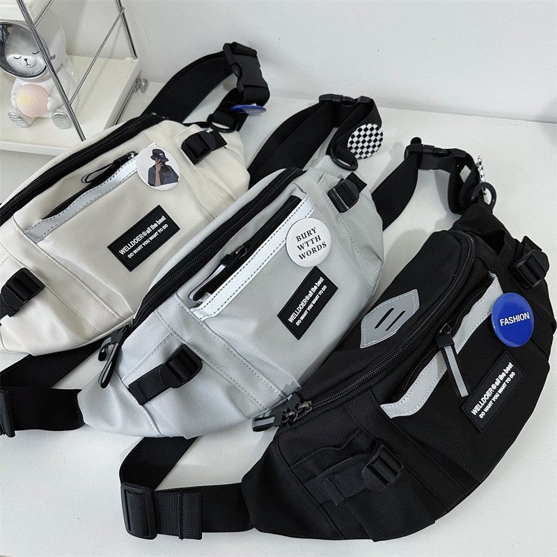 Men's Tooling Style Fashion Large Capacity Versatile Men's Chest Bags