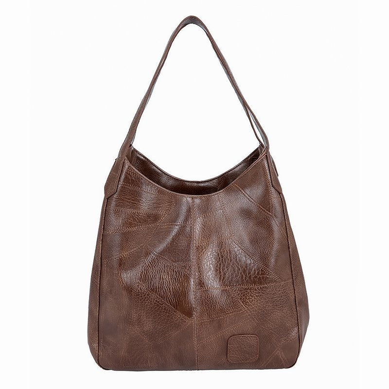 Women's Soft Leather Large Capacity Versatile Korean Crossbody Bags